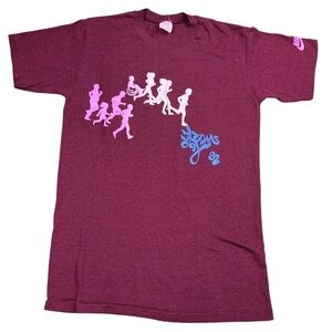 Vintage 1982 Nike Lilac Bloomsday Spokane, Wa., single stitch T-shirt USA XS